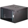 DIGITUS Armadio di rete - Rack da 19 pollici, 7U - Non assemblato - Montaggio a parete - Profondità 600 mm - Profondità utile 470 mm - Portata 60 kg - Porta in vetro - Serie Dynamic-N - Nero