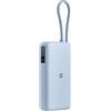 Xiaomi 67W Power Bank 20000 (Integrated Cable), Blu | Ricarica rapida 67W, 20000mAh, cavo USB-C integrato. Ricarica bidirezionale — alimenta 3 dispositivi insieme.