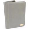 Catwalk Collection Handbags - Cartella Portadocumenti Pelle da Viaggio - Cartellina Porta Tablet e Documenti - Carpetta A4 - Chloe - Grigio