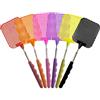 Keratobleem Scacciamosche, 6 pezzi Estensibile Scacciamosche, Scacciamosche Manuale,Portatile Scacciamosche Plastica, per Mosche, Zanzare e Insetti-Rosso/Arancione/Giallo/Rosa/Viola/Nero