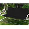 KRRRSJDJ Coprisedile di Ricambio per Dondolo da Giardino,Coprisedili per Altalena da Giardino,Impermeabile 600D Oxford Tessuto Dondolo da Giardino Coprisedile,Resistente (148 * 52 * 52cm,Nero)