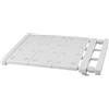 SageFurned Divisorio telescopico per armadio, organizer regolabile a strati con design a più livelli, plastica + acciaio al carbonio (38-60 cm)