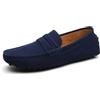 CZHIHANEG Uomo Pelle Scamosciata Penny Mocassini Comfort Scarpe da Guida Oxford Classico Penny Loafers Moda Pantofole 38-49 EU