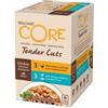 Wellness CORE Tender Cuts 6 x 85g, Mix Pollo & Salmone - Cibo Umido Gatti