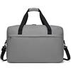 KONO Borsa da Viaggio Leggero Palestra Borsone da Viaggio con Tracolla (Grigio, L)