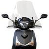 BRIXIAMOTO FABBRI parabrezza moto trasparente EXCLUSIVE compatibile con SYM HD 300 2019-2019