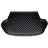 yinmeichun Tappeto Baule Fodera Bagagli per Fiat Panda Hybrid 2020-2022 2023 2024 2025 169,Fodera Bagagli Interni Accessori,Antiscivolo Impermeabile Tappeto Baule,Auto Pelle Tappetini Bagagliaio,black