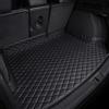 HERDJK Vasca Baule per BYD Atto 3 Evo 2026 2027, Tappeto Bagagliaio Impermeabile Gomma TPE Vaschetta Protezione Antiscivolo Auto,Black