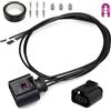 ZAMDOE 1J0973703 sensore di livello dell'olio connettore presa cablaggio per Audi A1 A2 A3 A4 A5 A6 A7 A8 per VW per Seat per Skoda Guarnizioni Femmina Sensore Plug Kit 8K0973703 3D0973703