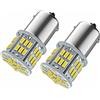 Bsxywa 1156 Ba15s P21W 12V 24V 5W LED Lampadine, Bianca 6000K, 54SMD Singolo Contatto A Baionetta, Per RV Auto Interni, Luce Retromarcia, Luce Posteriori, Parcheggio Luci, DRL Luci, Barca. (2 Pezzi)