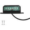 AOHEWEI 1 x luci targa a LED luci targa posteriori 12~24 V impermeabili perfette per camion rimorchio auto camion o barca
