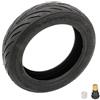 EScooter-Reparatur Tubeless - Pneumatico anti-foratura, 10 x 2,5 pollici (60/70-6,5), senza tubo con valvola, materiale flessibile con presa, a bassa vibrazione, compatibile con scooter elettrico Ninebot F2 Plus
