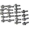 BASPHHH Bulloni cerchio Per Peugeot Per 2008 Per 301 Per 307 Per 308 | Per 308S Per 408 Per 5008 M12x1.25 58mm Volante Bulloni Lega Acciaio Volante Hub Screws