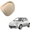 RAEM RICAMBI AUTO Maniglia BEIGE Ribalta Schienale Sedile per 500 dal 2007 in poi (no Abarth) - Compatibile, Non Originale (Sinistra - Lato Guida)