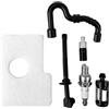Cancanle Filtro aria Olio combustibile Filtro e candela per Stihl 017 018 MS170 MS180 MS 170 180 Motosega