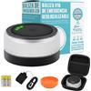 MAGIC SELECT 1X Luce di Emergenza V16 Omologata DGT 3.0 con Geolocalizzazione, Faro LED 360º , eSIM Dati fino al 2038, Doppia Alimentazione Batterie AA o USB, Kit con Custodia e Ventosa, per Auto e Moto