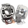 Easyboost Kit Gruppo Termico Cilindro 50 per Yamaha Neo's Jog-R Ghisa Testata Pistone Bi-Segments Tipo Origine Minarelli AC Mach-G Jog-R Malaguti F10 F12 CPI Aprilia SR Sonic Ovetto