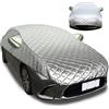 Gaoxianglin Mezza Telo Copriauto Auto Antigrandine per Dacia Sandero 3 Stepway 2020-2025 Copertura auto Impermeabile, Copriauto Imbottito A Resistente Alla Grandine(Silver,per Dacia Sandero 3 Stepway 2020-2025)