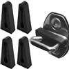 Generico Car Door Lock Dumper - 4X Cars Lock Door Damper, Rubber Auto Front Rear Doors Guard Cushion, Noise Reducer for Truck Minivan, Vehicle Doors Protection, Automotive Soundproofing Sturdy Car Accessories