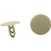 A ABSOPRO Auto Rivetti 8mm Dia Porta Rivestimento Paraurti Fermi Plastica Beige(50Set)