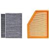 MOTOHIRO Filtro aria auto + filtro abitacolo for Bmw Serie 5 G30 G31 520d 530d 530i 540d Serie 6 G32 630d 640i Serie 7 G11 G12 730d 740d 740Li 13718577170 Filtri dell'aria abitacolo