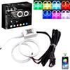 GLL 1 Coppia 80MMM RGB RGB Angel Eyes COB 81SMD Controllo Bluetooth DC 12V