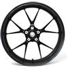 Finest Folia Striscia decorativa autoadesiva per cerchioni di ruote da 16, 17, 18, 19 da 0,7 cm, con strumento di montaggio, per moto, auto, bicicletta (Nero carbone)