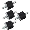 FAIREDEAR M10 supporti in gomma, pompa del compressore d'aria ammortizzatori anti-vibrazione Silentblock generatore motore monta auto barca Bobbins ammortizzatori Black