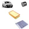 OP Kit tagliando 3 filtri compatibile con Nissan nv200 1.5 DCI 90 Gasolio 2011+