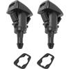 Partuto Bocchetta Lavavetri Per Hyundai Santa Fe 20-22 2 Pezzi Nero | Nero, Plastica, OE 98630G3000, Per Hyundai Palisade 20-22, Per Kia K5 21-22, Per Kia Telluride 20-22, Per Kia Seltos 20-22