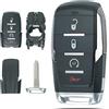 SUPALAND Custodia di ricambio per chiave elettronica Dodge Ram 1500 2019 2020 2021 2022 Keyless Entry Telecomando a 4 pulsanti OHT-4882056 68442907 68291689