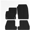 Mats4all Set di tappetini auto Compatibile con Ford Focus 2011-2015 | Antiscivolo | Con rinforzo | 4 pezzi | Tappetini per auto | Set di tappetini