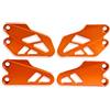 MZ-STORE Motociclo CNC Alluminio Fronte Retro Protezione del Copertura del Tallone per DUKE 125 250 390 2017 2018 2019-Arancia