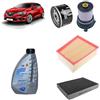 OP Kit tagliando 4 filtri + 5L olio 5W-30 Q8 Prestige compatibile con Renault megane iv sporter 1.5 DCI 110 Gasolio 2016+