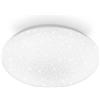 BRILONER - Plafoniera LED con effetto cielo stellato, dimmerabile, molto luminosa, luce bianco neutro, lampada da soffitto, soggiorno, cucina, camera da letto, 28 x 6,5 cm, Bianco
