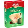 Melitta - Sacchetti filtro per caffè 102, 3 zone aromatiche, colore: marrone naturale (confezione da 80)
