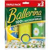 Ballerina - Confezione da 3 microfibre Fiori