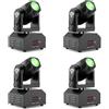 Yespick 60W Mini RGBW LED Beam Teste Mobili d-mx 11/13 CH Pinspot Luce Disco Luce Effetti Luce Controllati dalla Musica per Disco Party DJ Club Bar Palco 4PCS