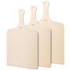 G.a HOMEFAVOR G.A. HOMEFAVOR - Pala per pizza grande, in legno, 3 spatole per forno o grill, tagliere per frutta, verdura, torte, pane, torte