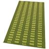 emmevi Tappeto Cucina Morbido 3D Assorbente Lavabile Antiscivolo Passatoia Bordata A Righe 57x270 Verde