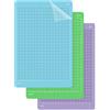 UIOK Tappetino da Taglio per Cricut Joy Xtra, Tappetini da Taglio Autoadesivi 3 Pezzi Varietà Grip Cutting Mat, Antiscivolo Durevole Tappetino Accessori di Ricambio per Cricut