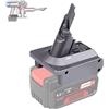 BTRUI V7 Adattatore al litio per Einhell 18 V Power X serie batteria per Dyson V7 Animal Fluffy Motorhead aspirapolvere a mano (Adattatore EIN18V7)