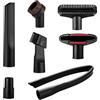 Zocipro 7 Pezzi Accessori Aspirapolvere - Bocchette Universali 32-35 mm, Spazzole per Aspirapolvere, Compatibile con Kärcher/Miele/Bosch/Siemens