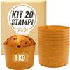 FAH FAMILY AT HOME FAH - Stampo per Panettone Alto 1Kg - 20pz