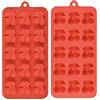 TTOA - Stampo in silicone per ciliegie a 15 cavità | Stampo per cioccolato | Cubo di ghiaccio ciliegia | Cera di fusione | Strumento per decorare torte
