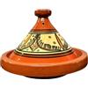 Generico Tajine XL 35 cm in Terracotta Dipinta a Mano - Pentola Tradizionale Marocchina/Tunisina + Ebook 0 2611251353