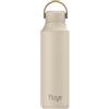 Fluye Borraccia termica 600 ml - Bottle senza BPA senza aromi - Borraccia acqua acciaio inox 18/8 (304) - Bottiglia termica interna in ceramica - Freddo 24h / Caldo 12h - Fluye Ceramic Pro Baja Sand