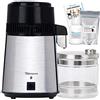 Make Water Pure Distillatore d'acqua, 100% acciaio inox, nuovo modello 2020 Water Distiller Deluxe di Make Water Pure