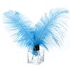 PATIKIL 30 Pz Piume Struzzo Naturali Ingrosso 8-10 Pollici/ 20-25 cm Grandi Piume Struzzo per Artigianato Decorazione Casa Matrimonio Festa Decorazione Vaso (Azzurro Chiaro)