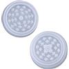 ZZQCHAAli 2 stampi in silicone per macinare erbe aromatiche in resina siliconica con punte efficienti a forma di macina spezie per macinare le spezie